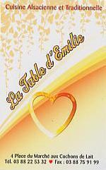 "Photo de A la table d'Emilie"